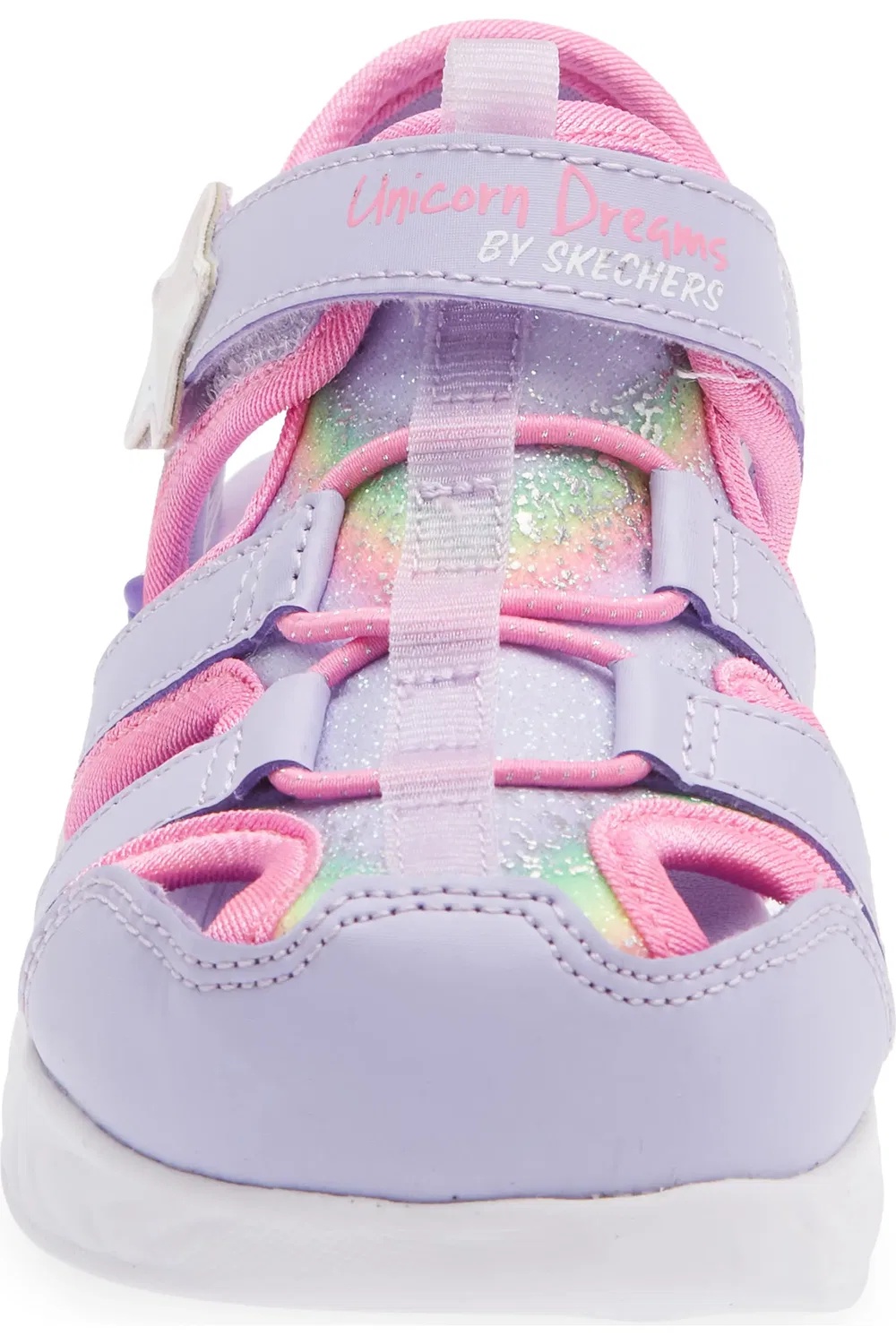 Сандалии детские с подсветкой Unicorn Dreams SKECHERS, Lavender — фото 4
