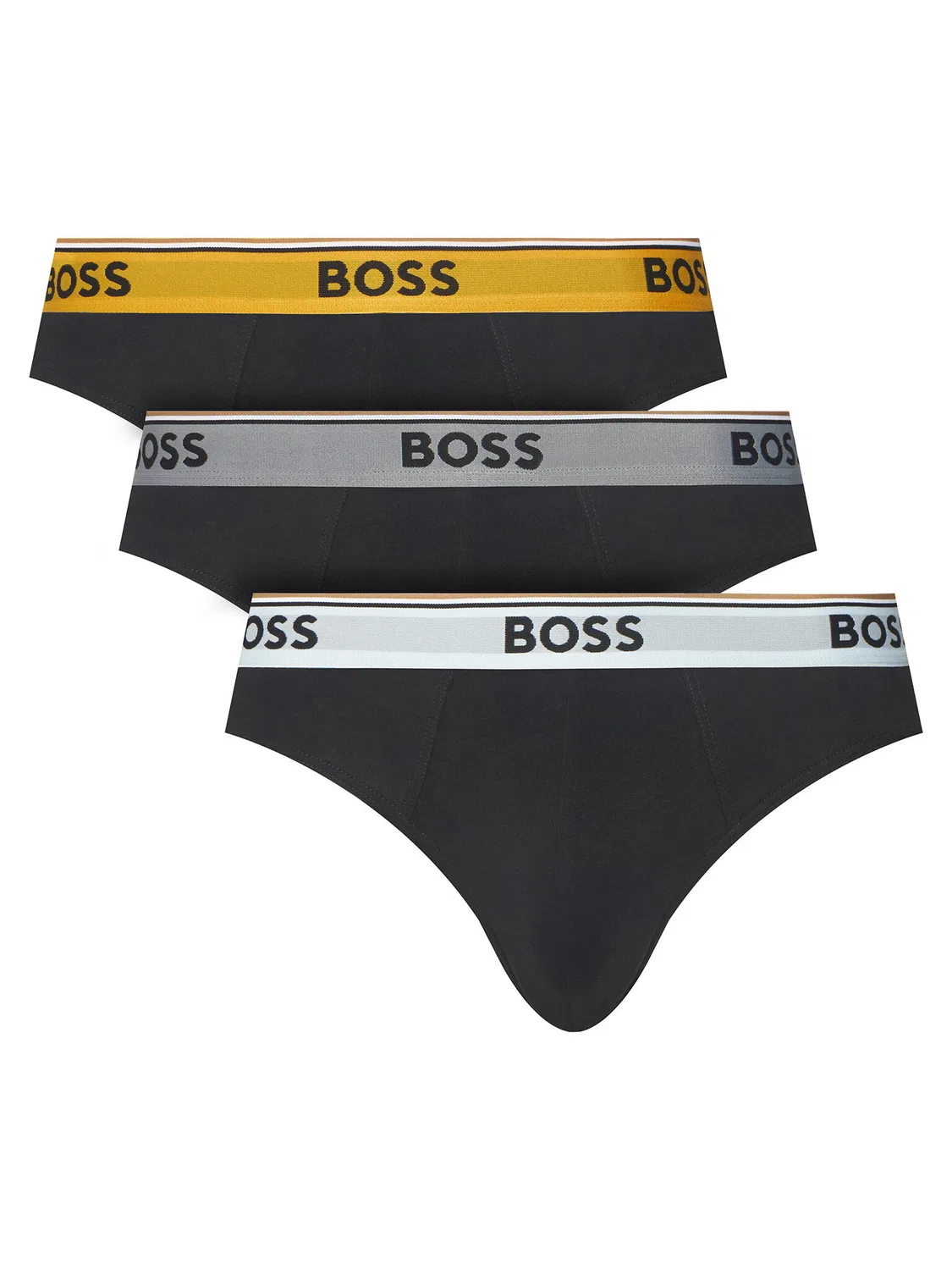 Мужской комплект трусов-слипов Brief Power Boss, черный