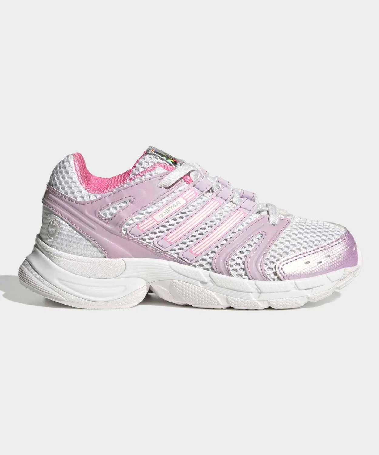 Детские кроссовки с LED-подсветкой ADISTAR CONTROL 5 LED ELASTIC LACE Adidas, White