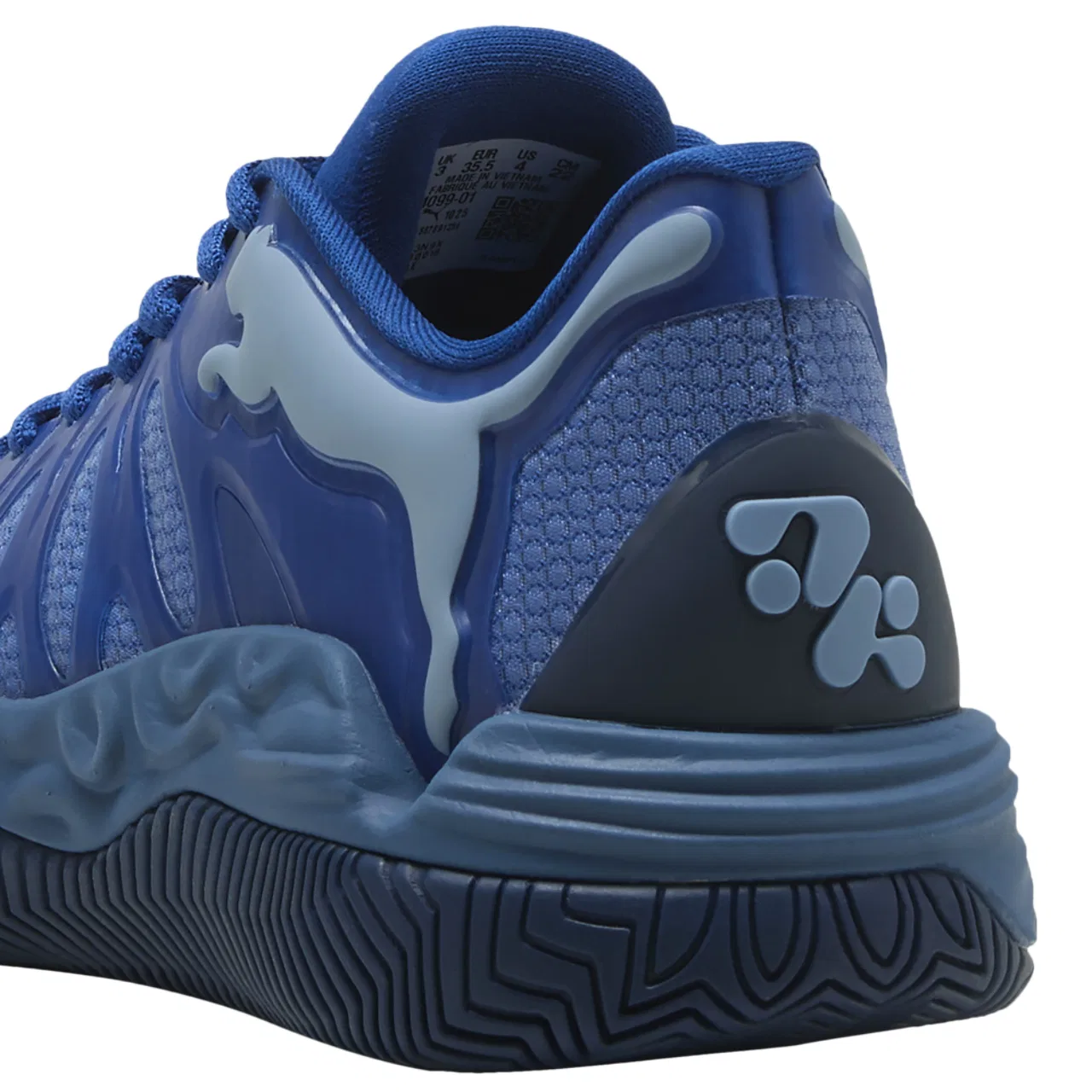 Детские кроссовки для мальчиков с технологией NITROFOAM PUMA Hali 1, Cobalt Glaze/Zen Blue — фото 3