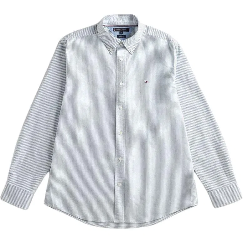 Мужская рубашка с коротким рукавом Tommy Hilfiger, Light Green