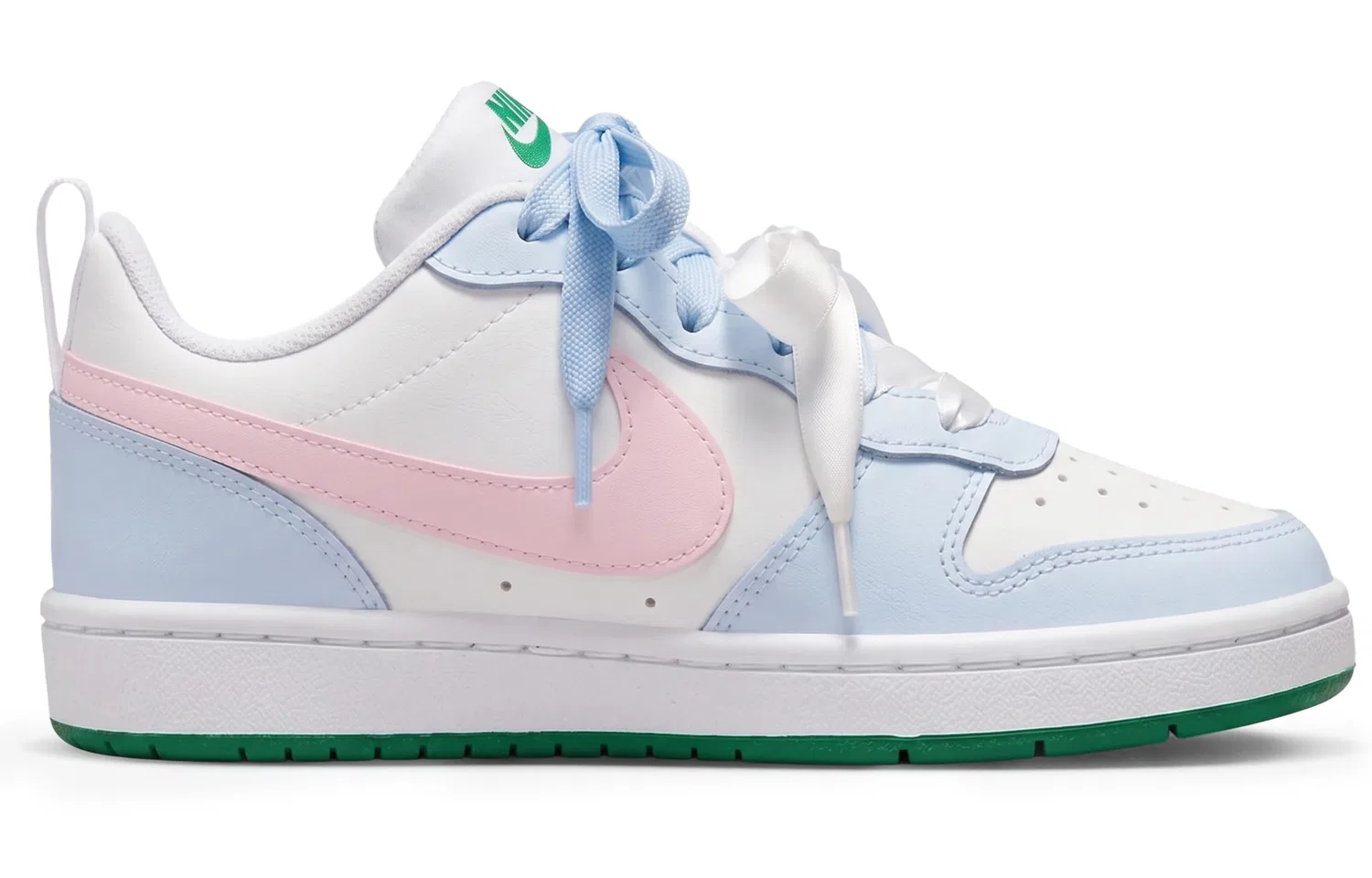 Кроссовки скейтбординговые Court Borough Kids, Nike, Light Blue — фото 4