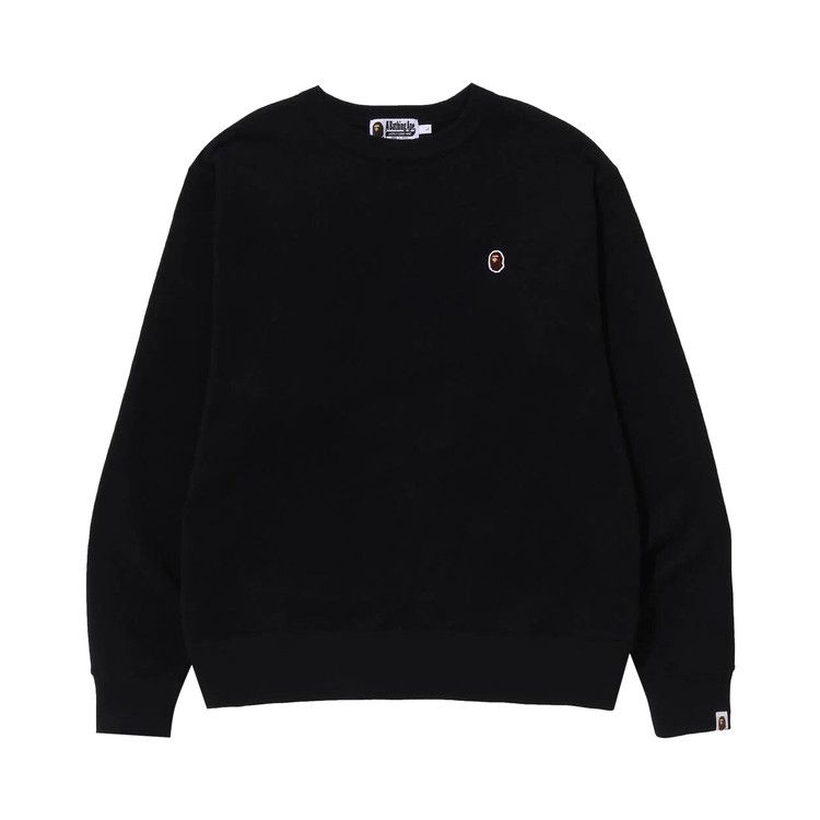 

Свитер BAPE Ape Head One Point Relaxed Fit Crewneck, Black