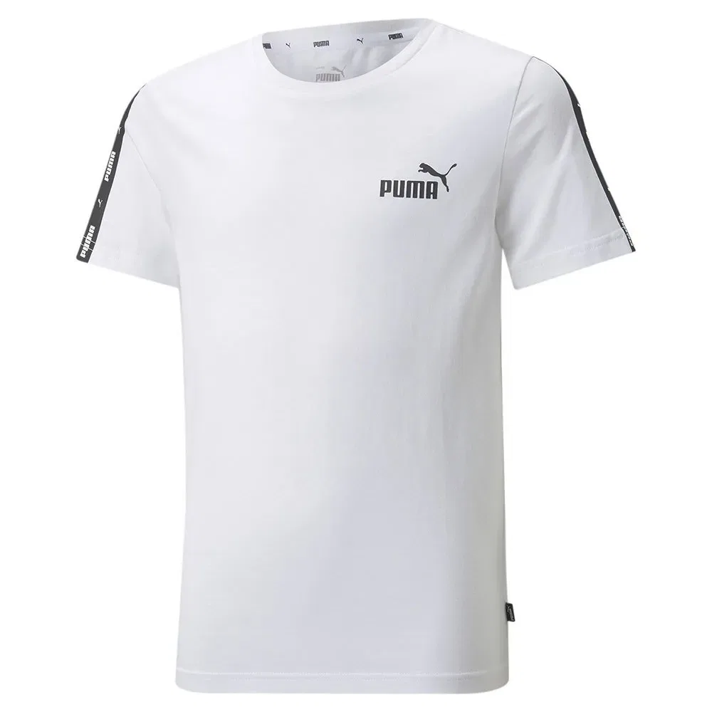 Футболка с коротким рукавом Ess+ Tape Puma, белый