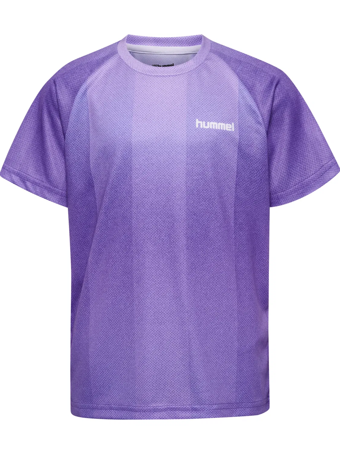 Детский спортивный костюм с принтом Hmljr Gradient Stripe Set Hummel, Grau — фото 2