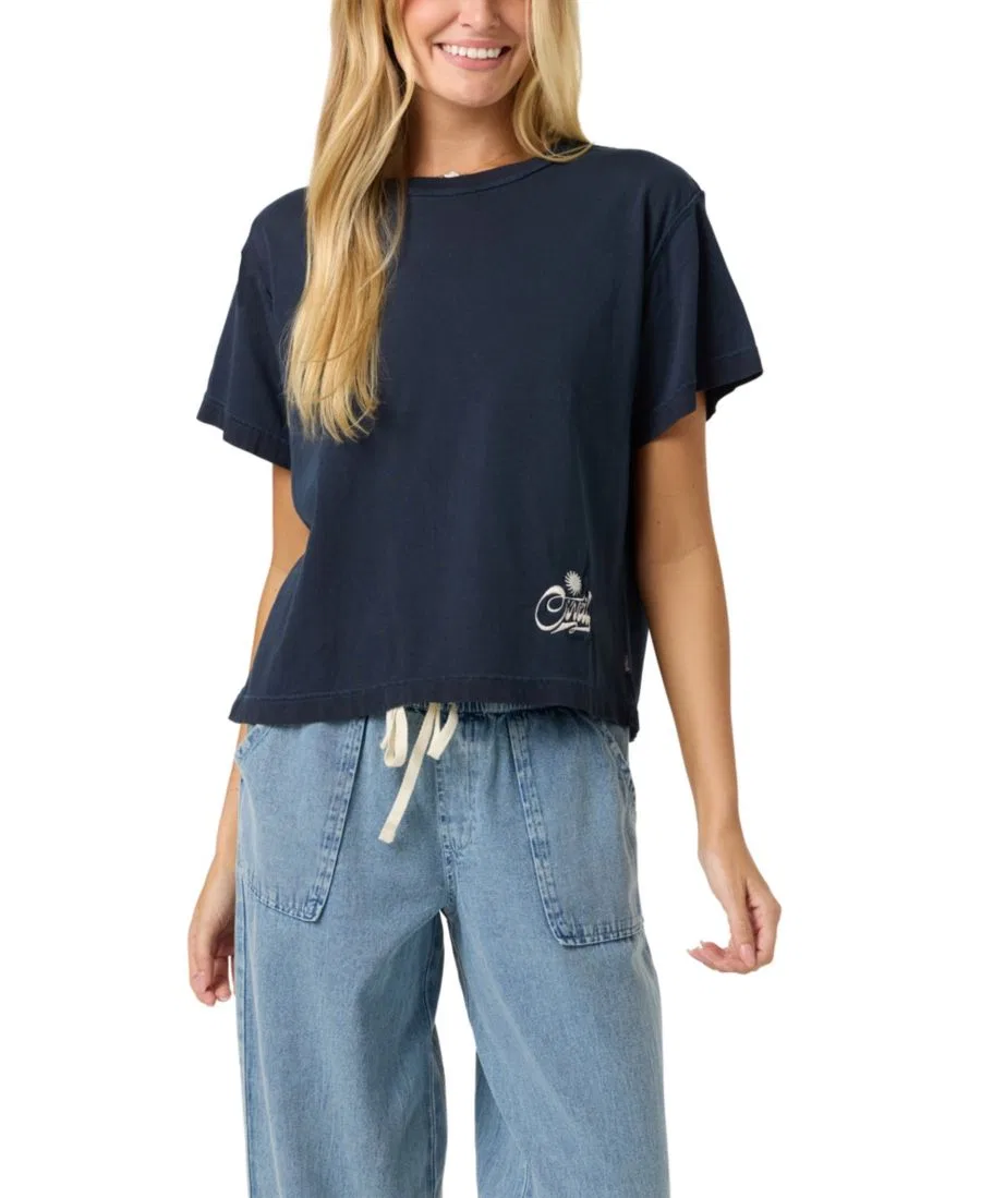 Футболка свободного кроя с вышивкой OG Radical Sun Boxy Tee O'Neill, Navy — фото 2