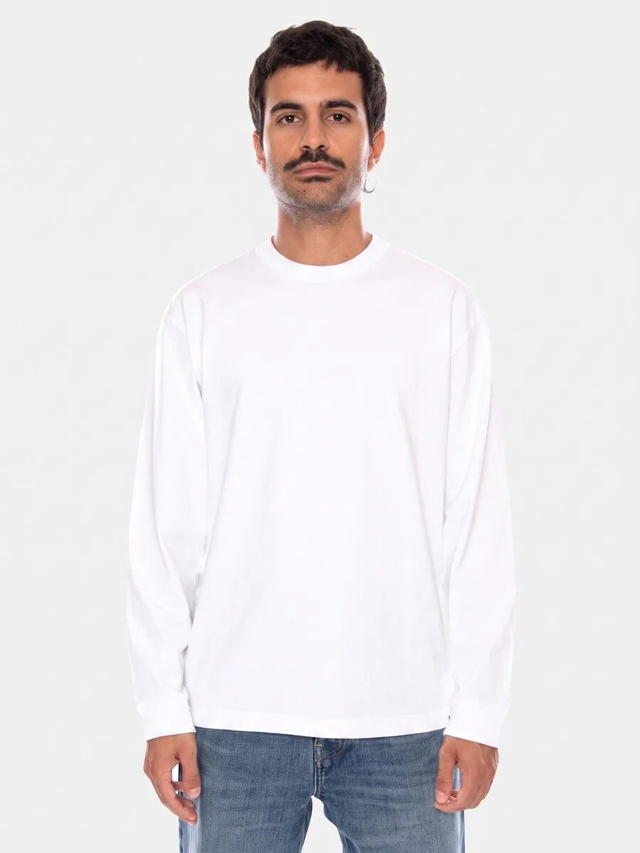 Футболка LEVI'S LS WORKWEAR TEE JET NEUTRAL белого цвета — фото 2