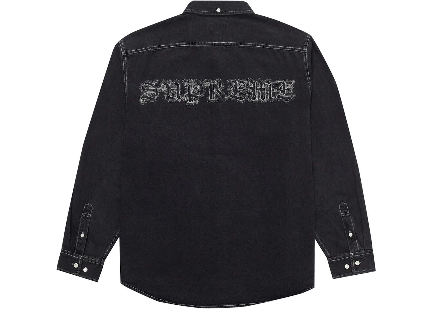 Мужская рубашка с аппликацией Supreme Shirt, Black
