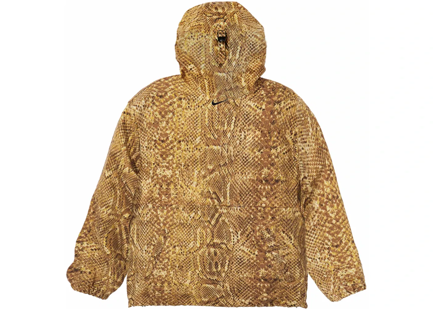 Мужской пуловер с капюшоном из денима Cordura Модель Pullover Supreme, Gold Snakeskin — фото 2
