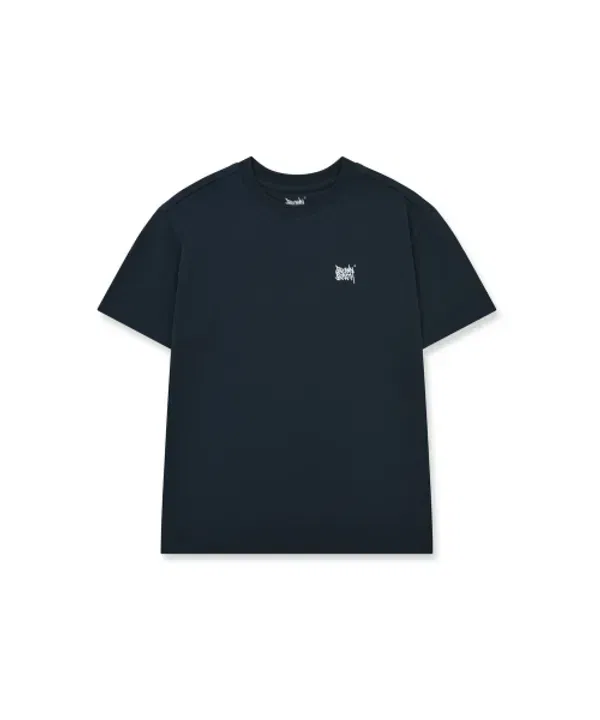 Футболка детская с принтом, быстросохнущая, Basic Brownbreath Kids, navy — фото 3