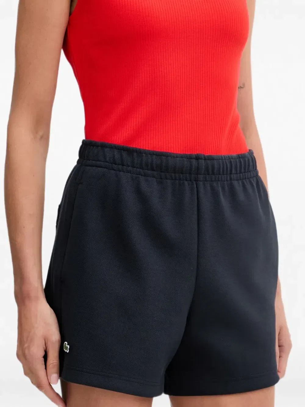 Шорты Lacoste Мини, с логотипом, синие — фото 2
