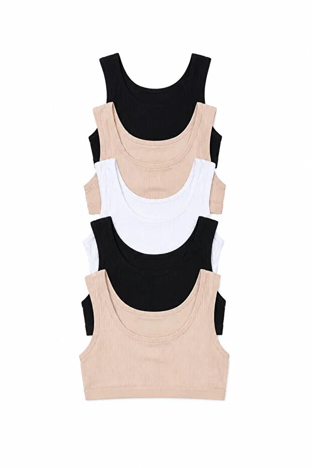 Детское боди для девочек с принтом Camisole Nicoletta, Mixcolor — фото 2