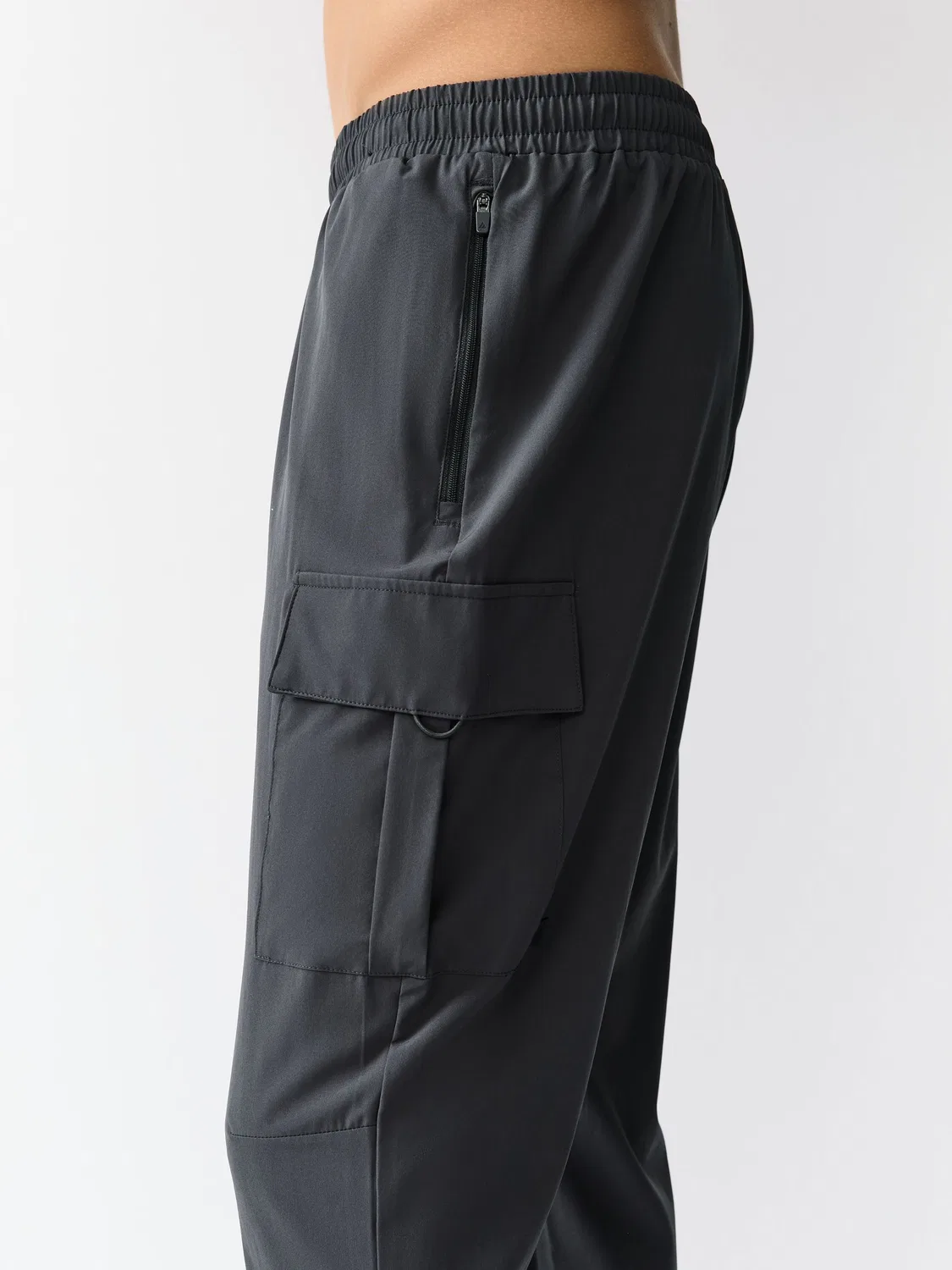 Джоггеры Active Cargo Slim Fit Next, серый сланец — фото 4