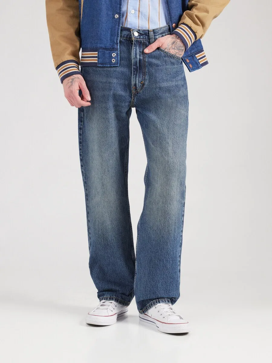 Джинсы LEVI'S свободного кроя, синий деним — фото 3