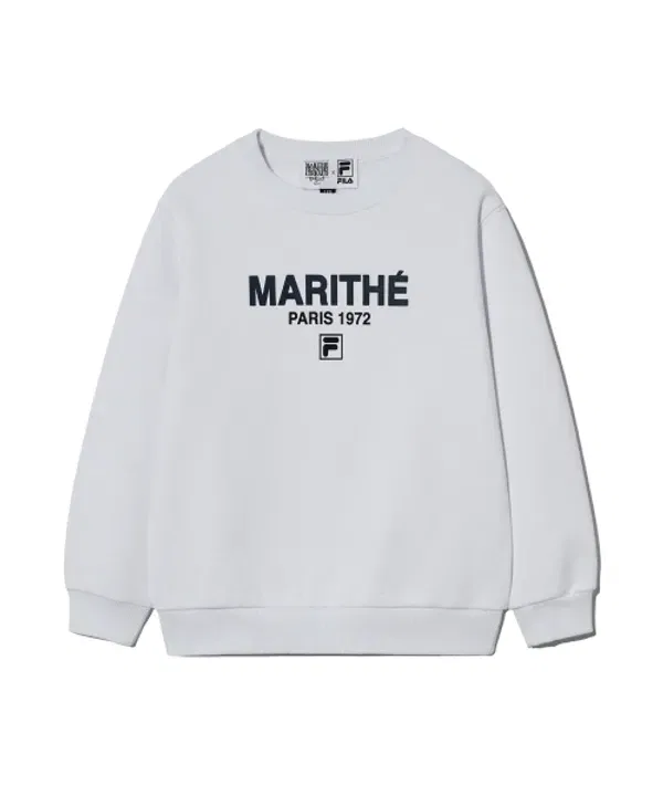 Свитшот детский Mfg x Fila, Marithé Kids, белый — фото 2