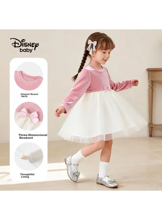 Платье с длинным рукавом Disney Baby, розовый