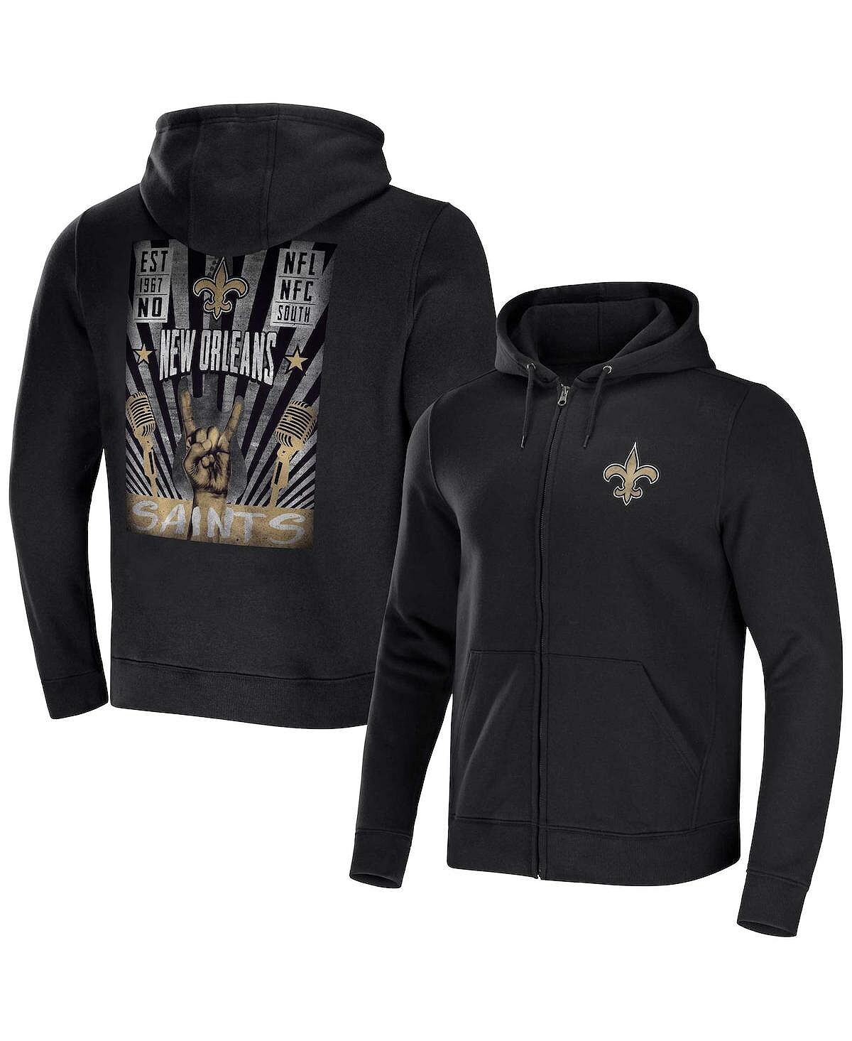 

Мужская коллекция nfl x darius rucker by black new orleans saints rocker с капюшоном на молнии во всю длину Fanatics, черный