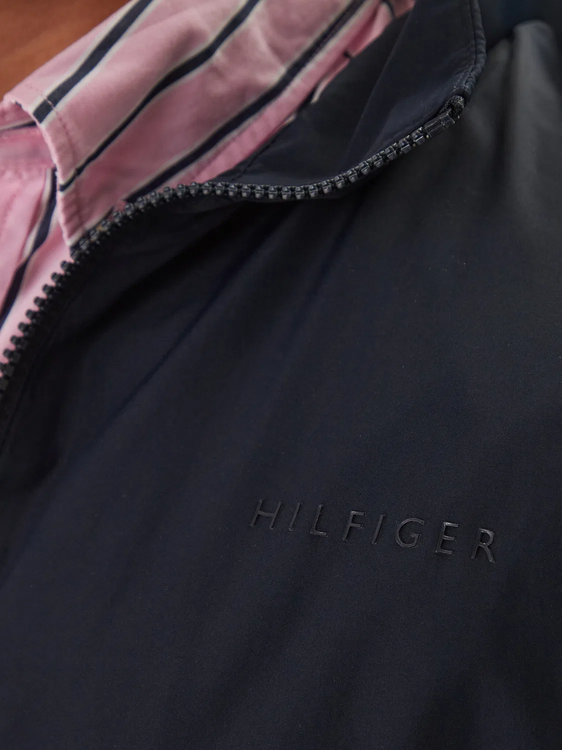 Мужская демисезонная куртка стандартного кроя Branded Tommy Hilfiger, темно-синий — фото 4