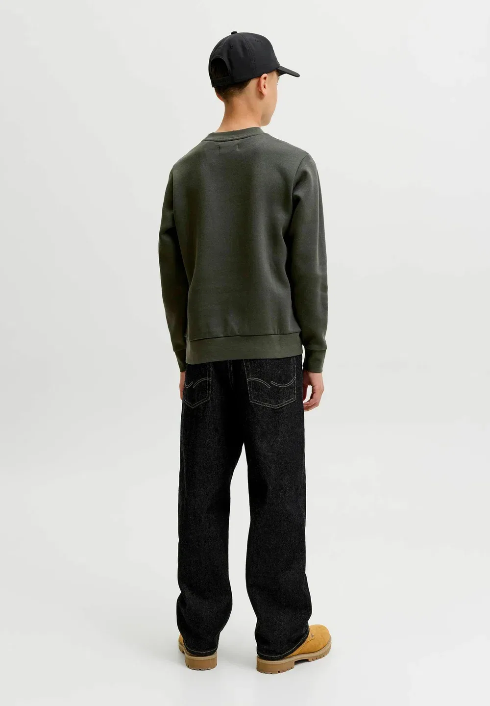 Толстовки с логотипом, толстовки для подростков - толстовка Jack & Jones Junior, Peat — фото 3