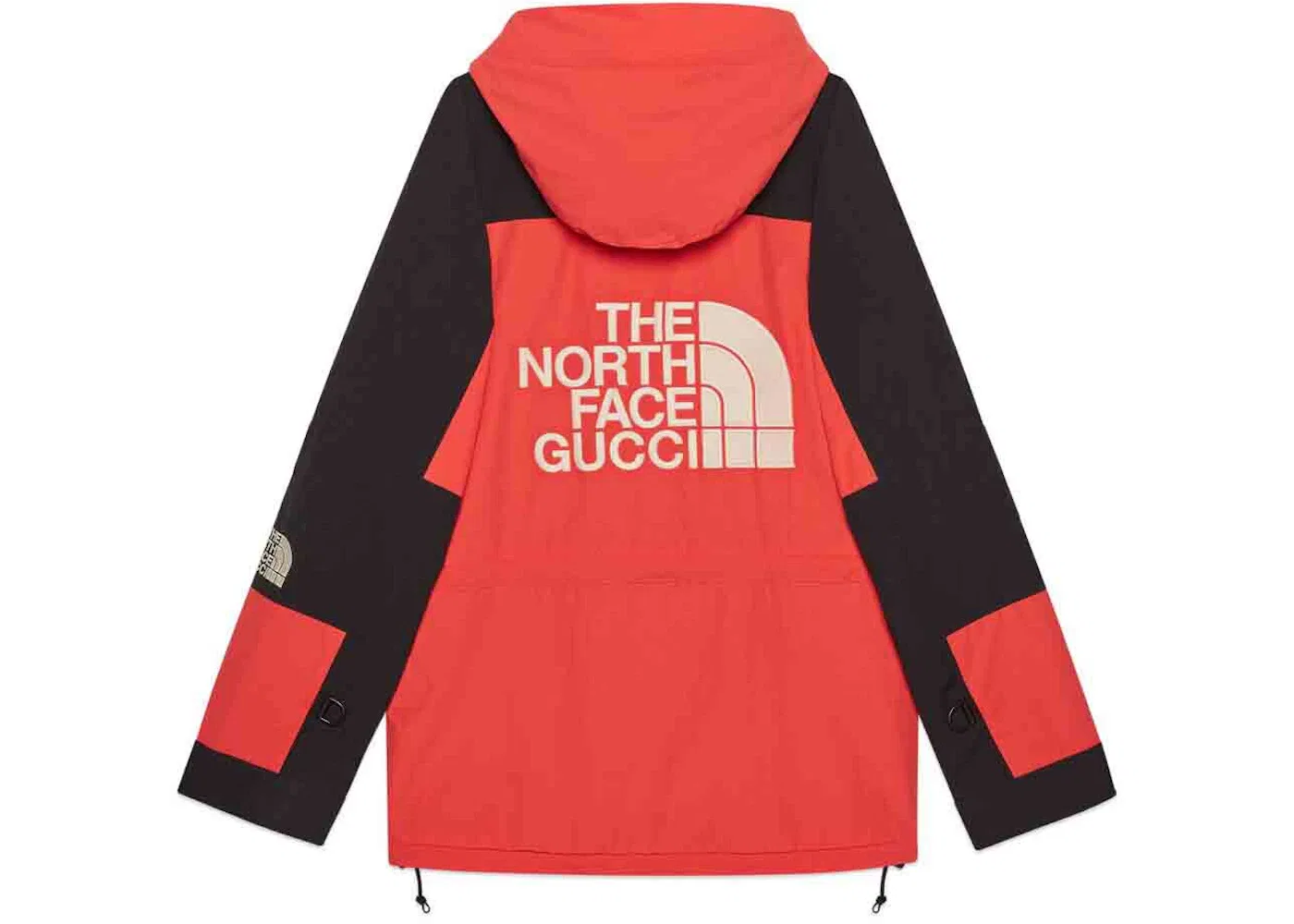Женская ветровка Gucci x The North Face Windbreaker, Red/Black — фото 2