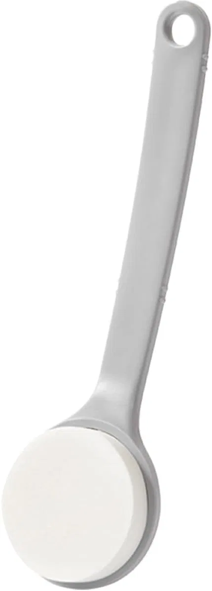 Щетка для тела с длинной ручкой BIUDECO, 29.5x8.5x5 см, Серый