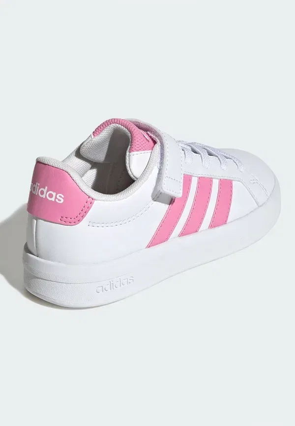 Детские туфельки Adidas Sportswear, белый/розовый — фото 4