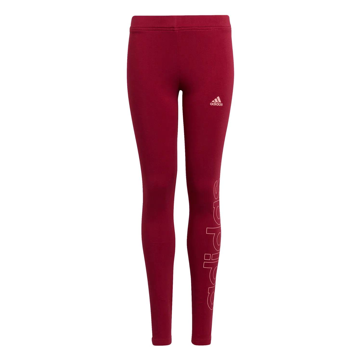 Детские леггинсы с принтом adidas Essentials Adidas, Rot Bordeaux Rosa — фото 2