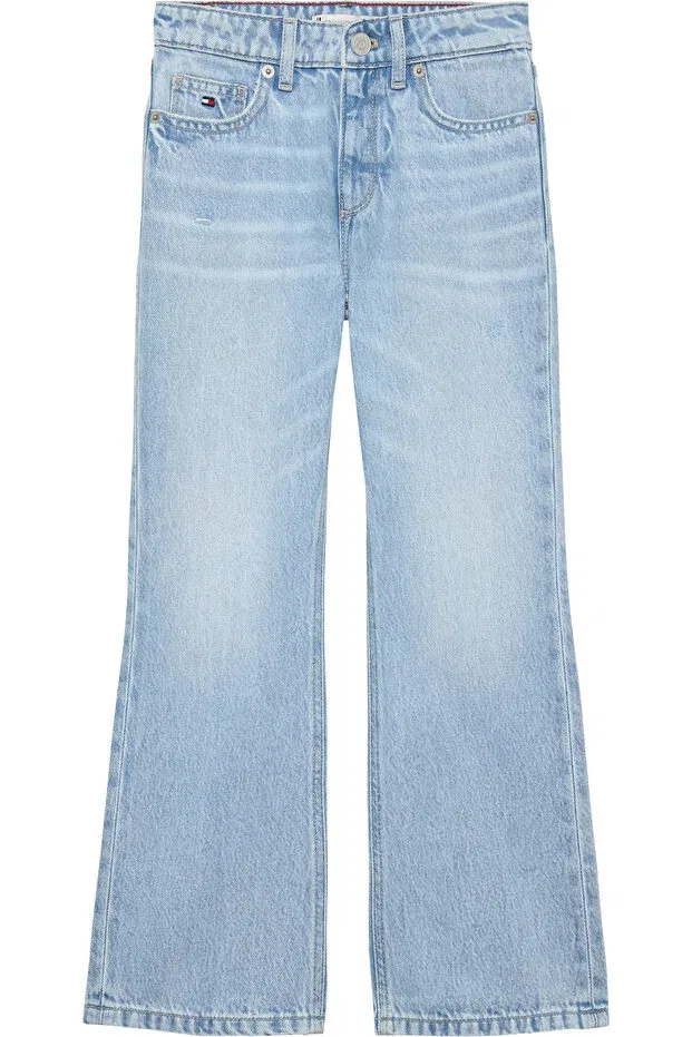 Детские джинсы для девочек клеш Tommy Hilfiger, Blue