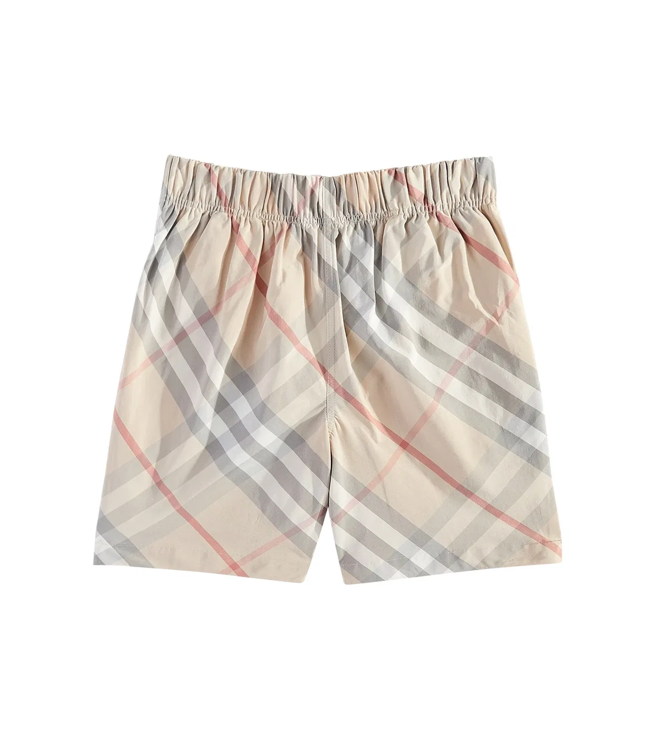 Бермуды в клетку Burberry Kids, бежевый