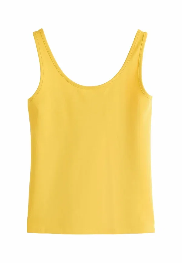 Топ-майка 5 шт, комплект, Regular fit, Next, Green, Berry, Pink, Orange, Yellow, зеленый/желтый/оранжевый/розовый — фото 4