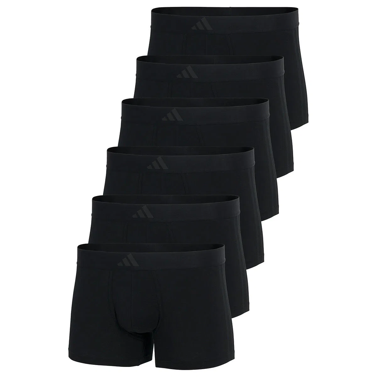 Мужские трусы с принтом Active Flex Cotton 3 Stripes Adidas, Черный