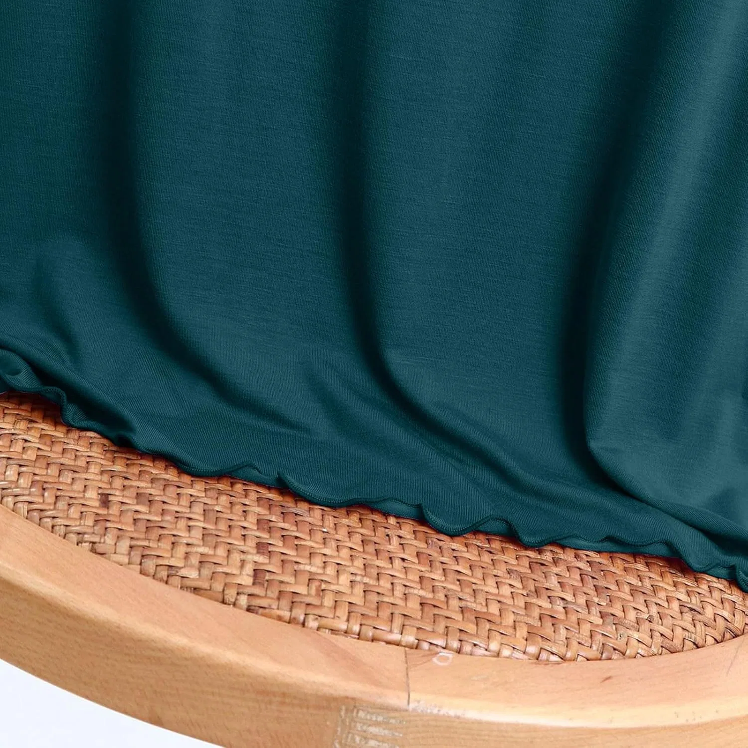 Женская футболка свободного кроя из модала, Army Green — фото 3