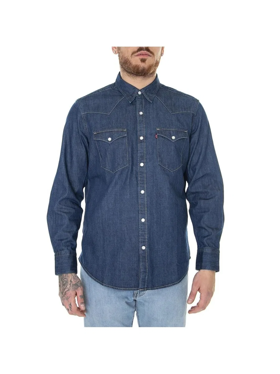 Рубашка LEVI'S Regular fit на пуговицах, в смешанных цветах — фото 3
