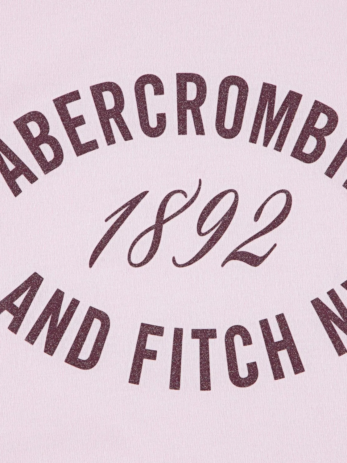 Футболка с принтом, утяжкой по бокам Abercrombie & Fitch, розовый — фото 3