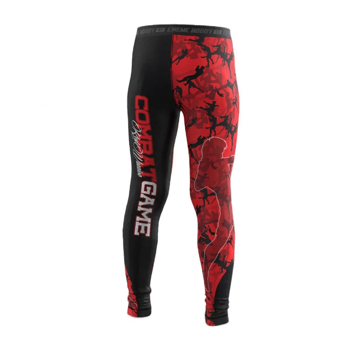 Детские спортивные леггинсы с принтом Extreme Hobby Red Warrior, Schwarz — фото 3