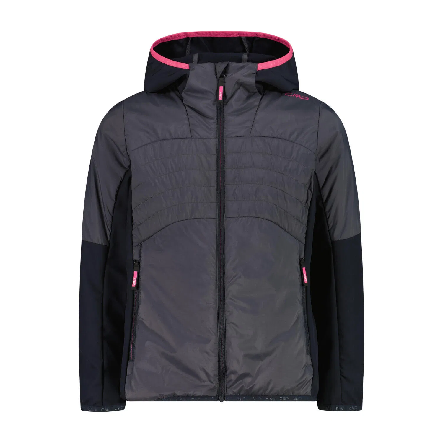 Детская гибридная куртка с капюшоном CMP Kid G Hybrid Jacket Fix Hood, Grau