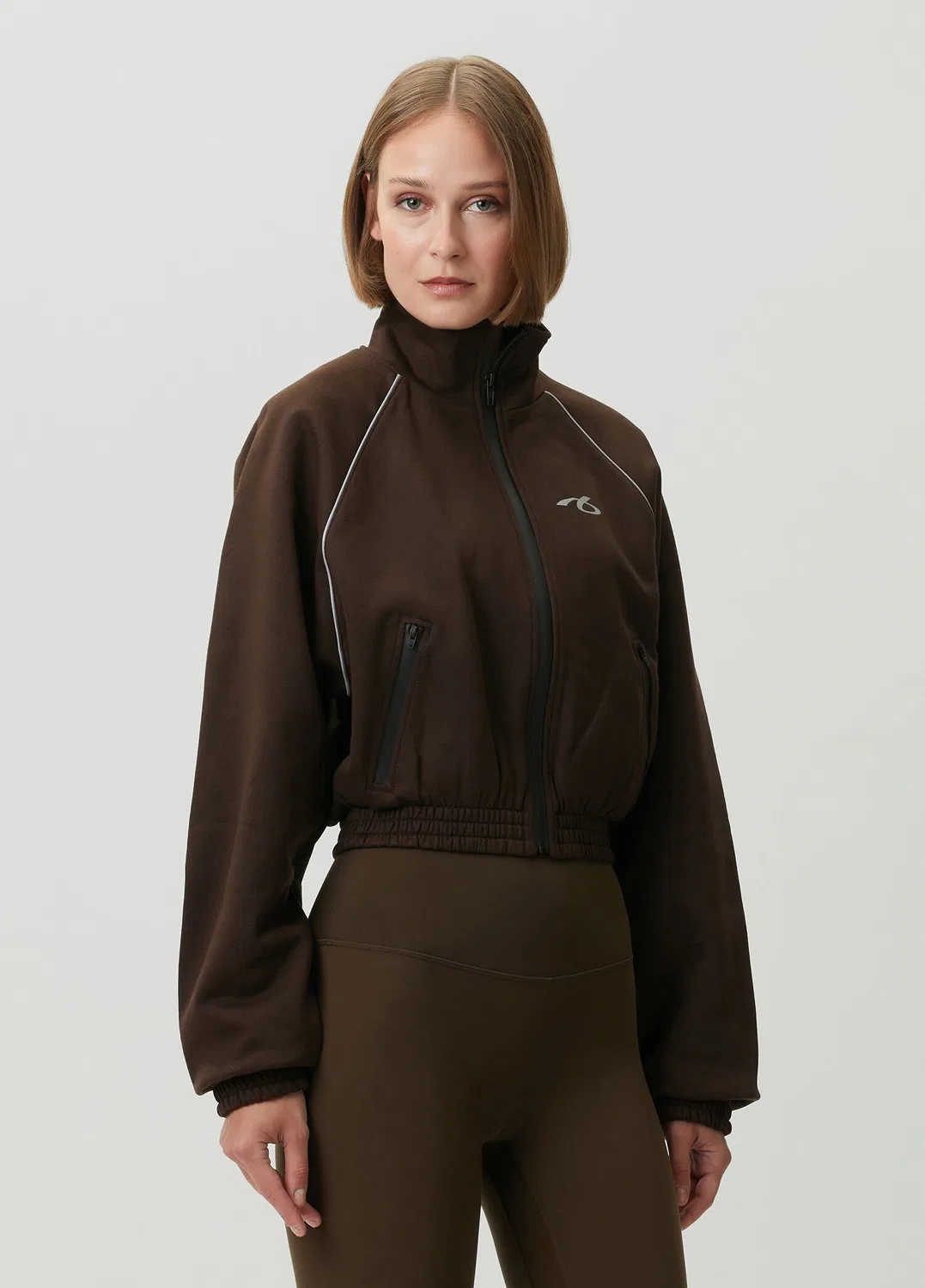 Свитшот на молнии Balenciaga, brown — фото 3