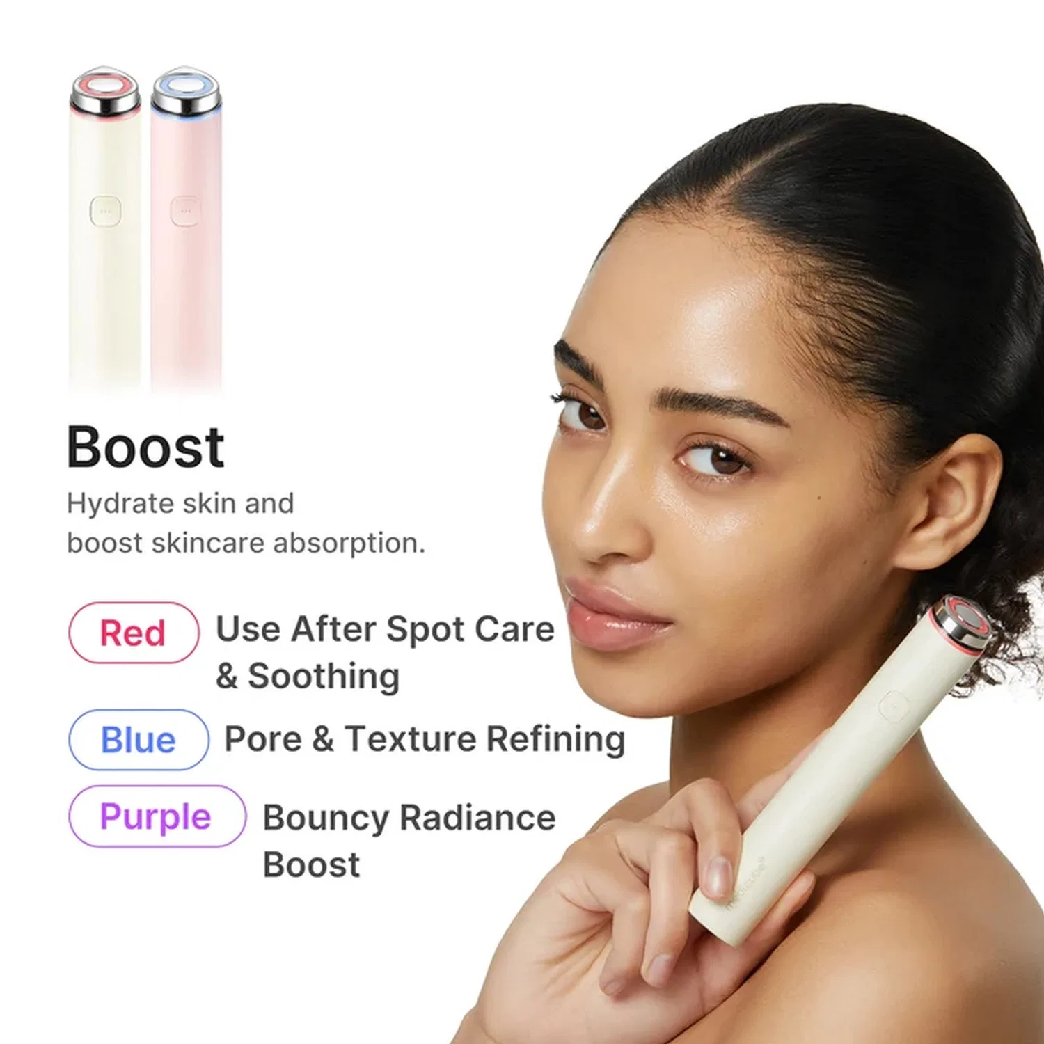 Устройство для ухода за кожей Booster Pro Mini Plus Medicube, Beige — фото 4