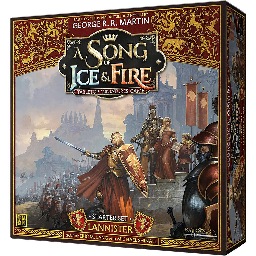 

Настольная игра CMON A Song of Ice & Fire Tabletop Miniatures Game Lannister Starter Set