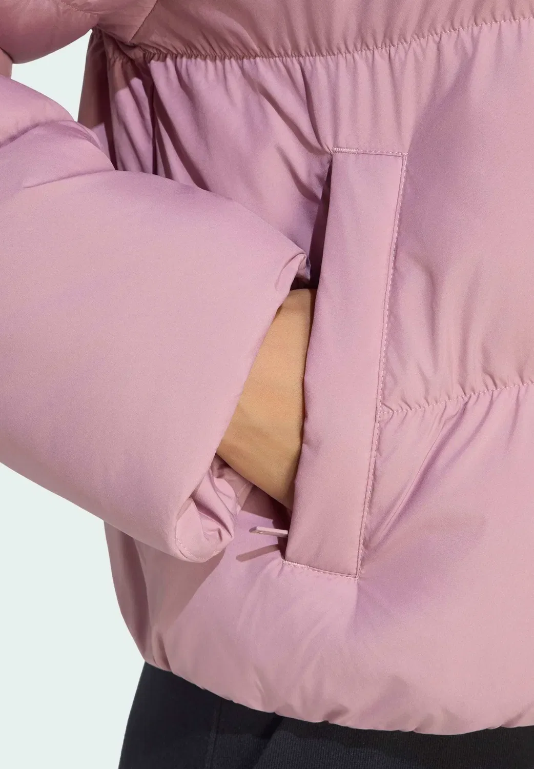 Короткая зимняя куртка Adidas Originals, Magic Mauve — фото 4