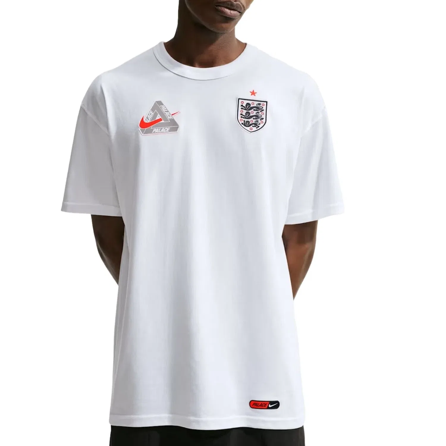Мужская футболка с принтом Nike x England x Palace Cryoshot T-Shirt, белый — фото 2