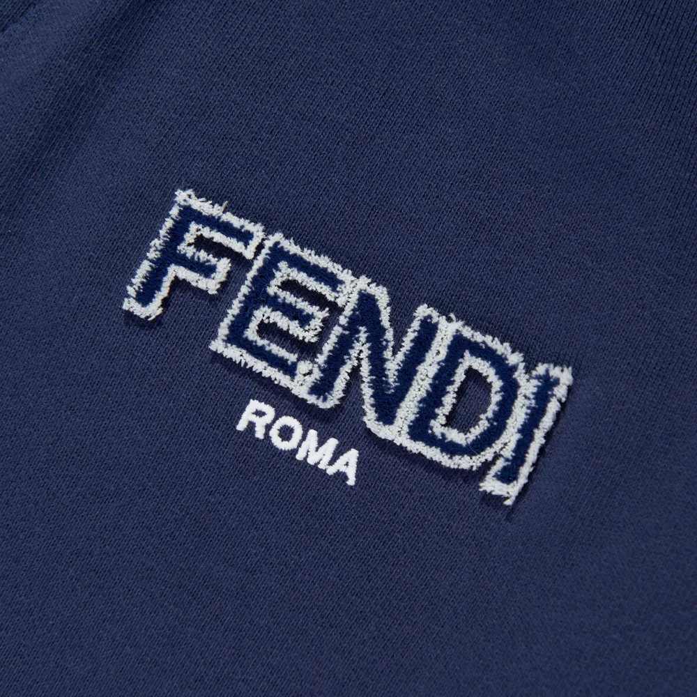 Детские трикотажные спортивные штаны FENDI Marine Blue — фото 4