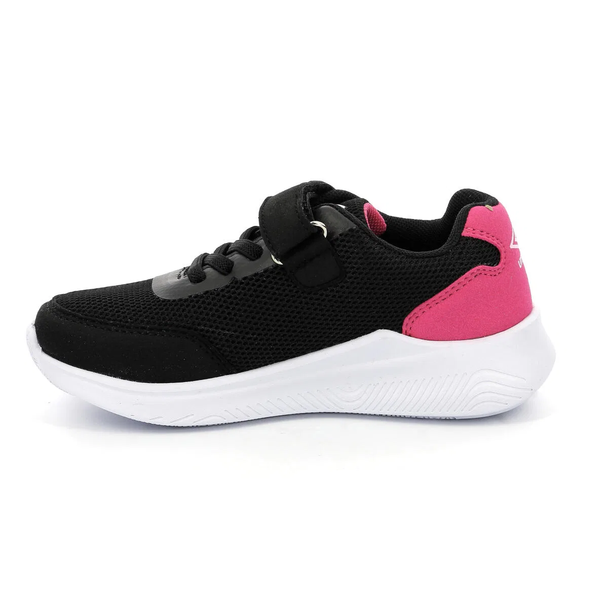Детские кроссовки с липучкой Nateo Umbro, Schwarz Rosa — фото 4
