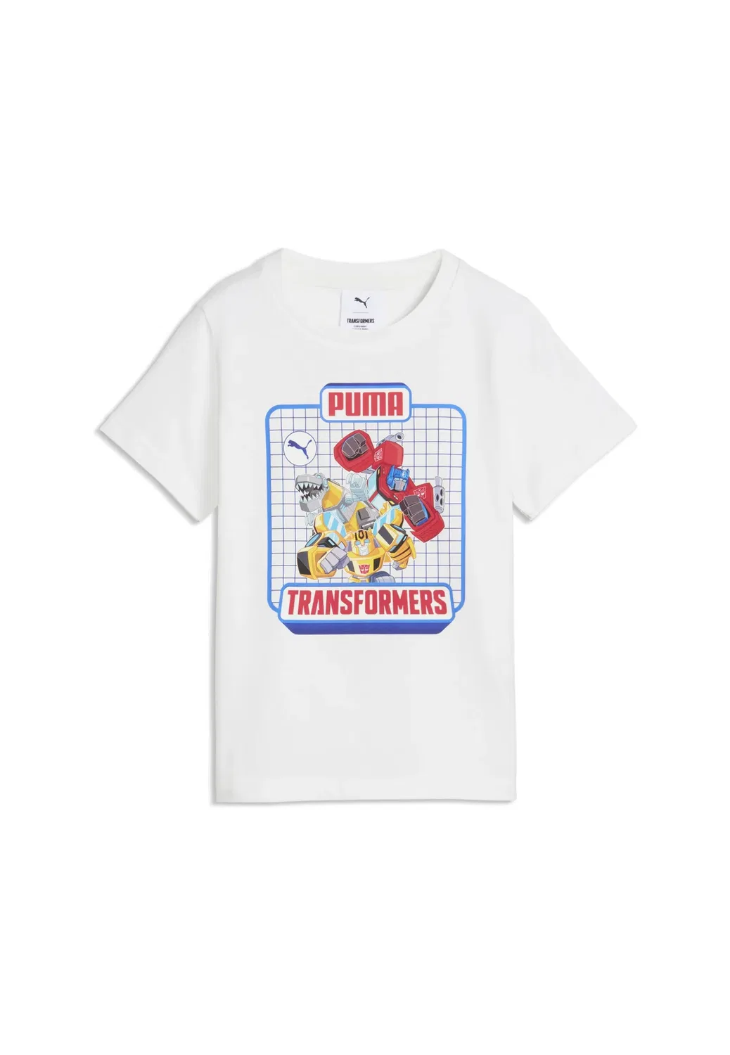 Футболка с графическим принтом «Трансформеры X» Puma, White — фото 4