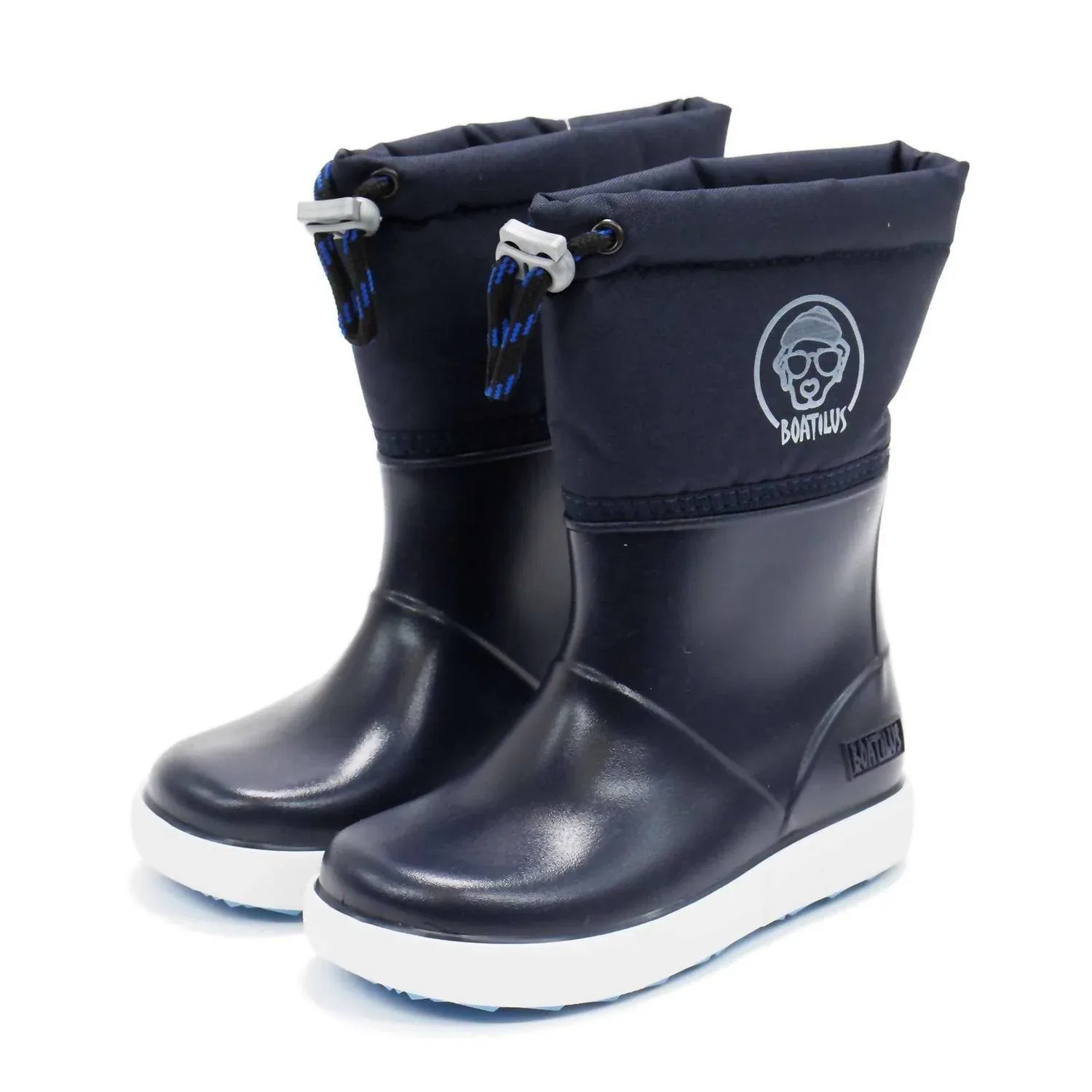Детские сапоги-дутики утепленные Boatilus Penguy B, темно-синий