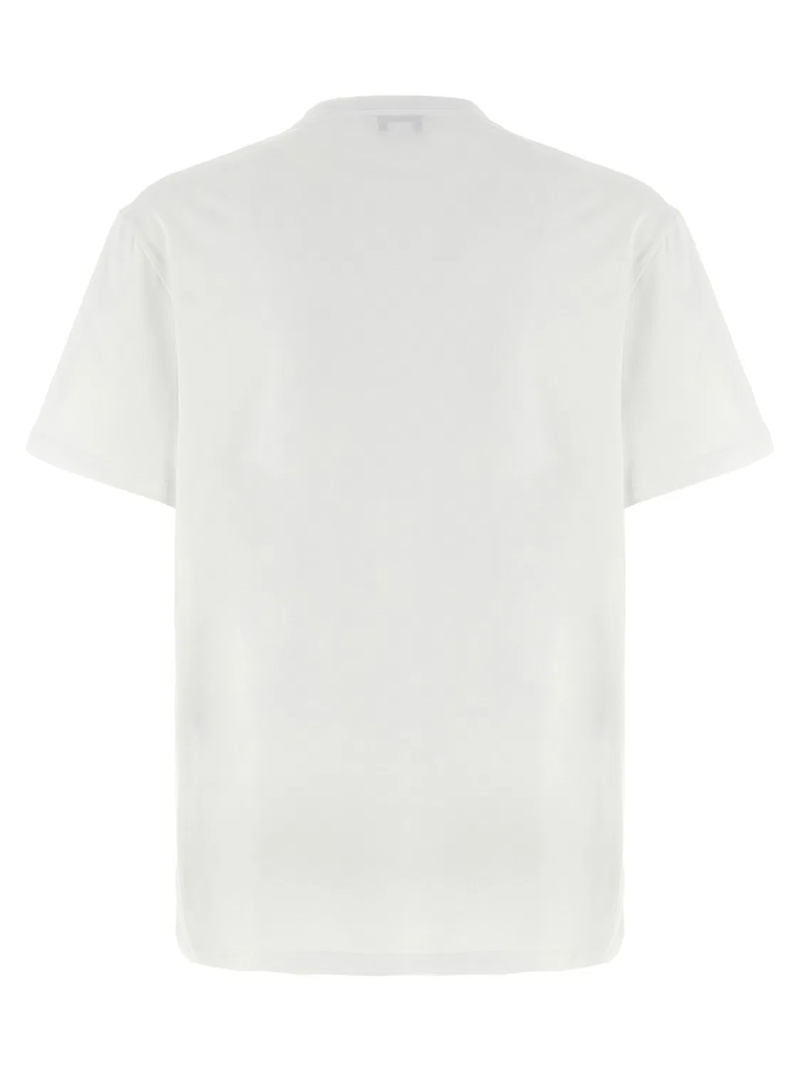 Мужская футболка с принтом Bicolor Cotton T-Shirt Alexander McQueen, White/Black — фото 2