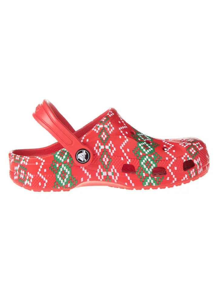 Кроксы Baya Holiday Crocs, красный — фото 2