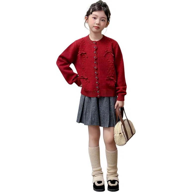 Детский свитер с круглым вырезом, Crew Neck Moderate, PLANDOO
