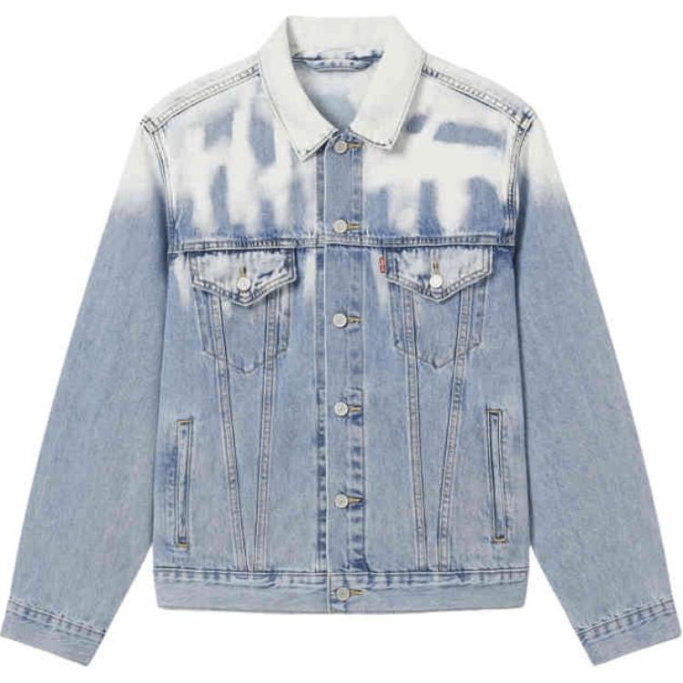 

Levis Левис джинсовая куртка мужская голубая, Light Blue