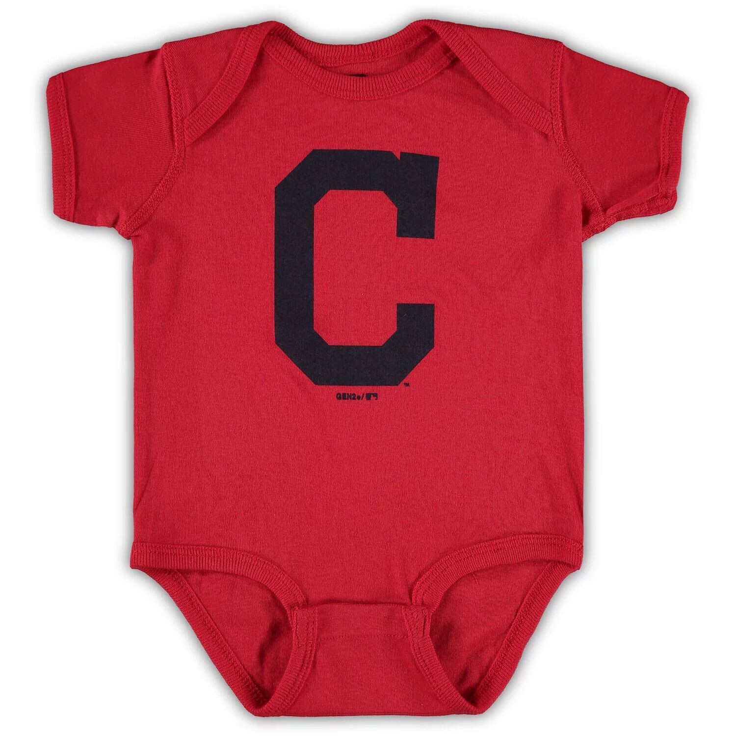 

Красный боди с основным логотипом Cleveland Indians для новорожденных и младенцев Outerstuff